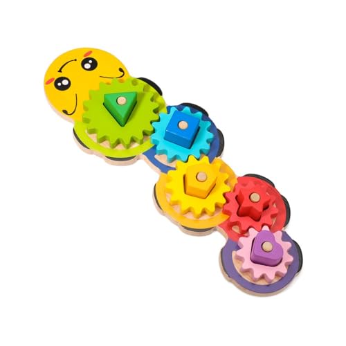 Montessori Spielzeug 1 2 3 Jahre, Montessori Getriebe Spielzeug Raupe Puzzle, pädagogisches Spielzeug, Geschenk kleine Kinder und Babys. Montessori Spielzeug 1 2 3 Jahre, Montessori Getriebe Spielzeug Raupe Puzzle, pädagogisches Spielzeug, Geschenk kleine Kinder und Babys. von Nenitus