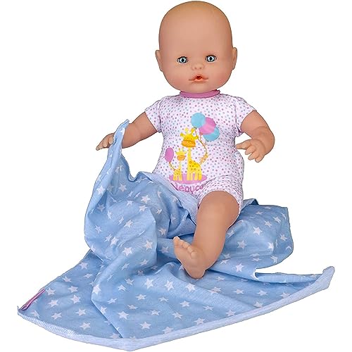 NENUCO - Neugeborenes Spielzeugpuppe | Mit Babylaute, 35 cm, Inklusive Babydecke - Für Kinder über 1 Jahr - Schlafende Augen, Bauchdruckgeräusche NENUCO - Neugeborenes Spielzeugpuppe | Mit Babylaute, 35 cm, Inklusive Babydecke - Für Kinder über 1 Jahr - Schlafende Augen, Bauchdruckgeräusche von Nenuco