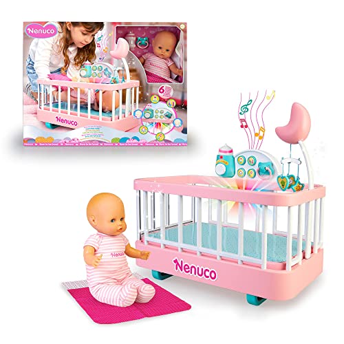 Nenuco 700017203 Kinderbett hilft Doll, Bunt, Talla única von Nenuco