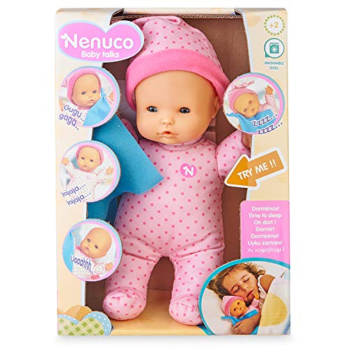 Nenuco Baby Talks, we Sleep - doll with Sounds for Children from 1 Year (Famosa 700016280) von Nenuco