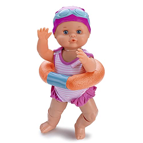 NENUCO - Schwimmende Puppe | Bewegt Beine im Wasser, Wasserbeständig, Inklusive Schwimmring - Für Kinder ab 3 Jahren - Spielzeug Puppe von Nenuco