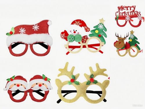 Weihnachtsbrille (2025 Neu - Pack 6) von Nepturion