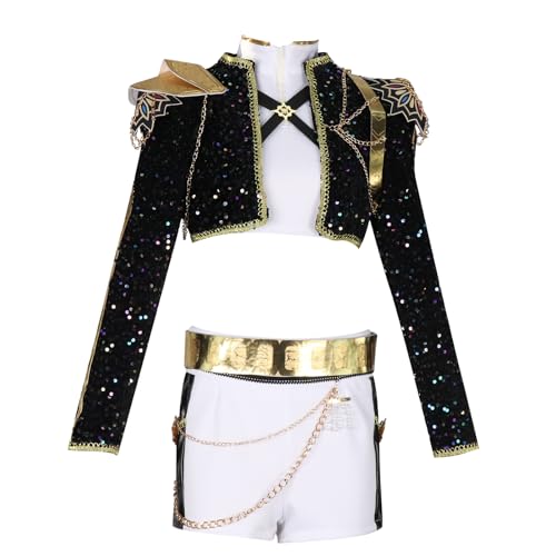 NerYuo 𝙆-𝙥𝙤𝙥 Demon Cosplay Kinder, Rumi Mira Zoey K Pop Cosplay Rollenspiel Uniform Komplettes Set Halloween Party Karneval Outfits für Frauen NerYuo 𝙆-𝙥𝙤𝙥 Demon Cosplay Kinder, Rumi Mira Zoey K Pop Cosplay Rollenspiel Uniform Komplettes Set Halloween Party Karneval Outfits für Frauen von NerYuo