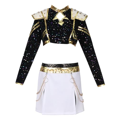 NerYuo 𝙆-𝙥𝙤𝙥 Demon Cosplay Kinder, Rumi Mira Zoey K Pop Cosplay Rollenspiel Uniform Komplettes Set Halloween Party Karneval Outfits für Frauen NerYuo 𝙆-𝙥𝙤𝙥 Demon Cosplay Kinder, Rumi Mira Zoey K Pop Cosplay Rollenspiel Uniform Komplettes Set Halloween Party Karneval Outfits für Frauen von NerYuo