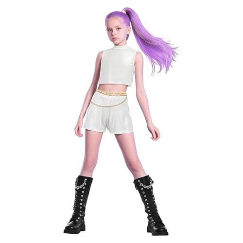 NerYuo 𝙆-𝙥𝙤𝙥 Demon Kostüm Kinder, Rumi Mira Zoey K Pop Cosplay Rollenspiel Uniform Komplettes Set Halloween Party Karneval Outfits für Frauen von NerYuo