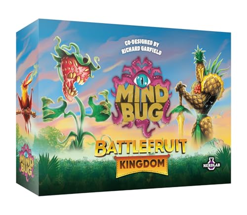 Nerdlab Games - Mindbug: Battlefruit Kingdom, Strategy Card Game for 2 Players, 8+ Years, 15-25 Min, (English) von Nerdlab Games