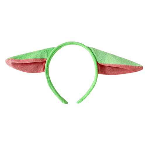 Nereds Alien Haarreif mit großen grünen Ohren, Plüsch, Tierohren, Haarreif für Party, Fasching, Cosplay-Zubehör Nereds Alien Haarreif mit großen grünen Ohren, Plüsch, Tierohren, Haarreif für Party, Fasching, Cosplay-Zubehör von Nereds