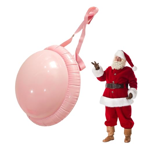 Nereds Santa Big Belly Aufblasbare Schwangere Frau Fake Bauch Realistische Falsche Schwangerschaft Bauch für Weihnachten Halloween Kostüm Fat Suit Polsterung von Nereds