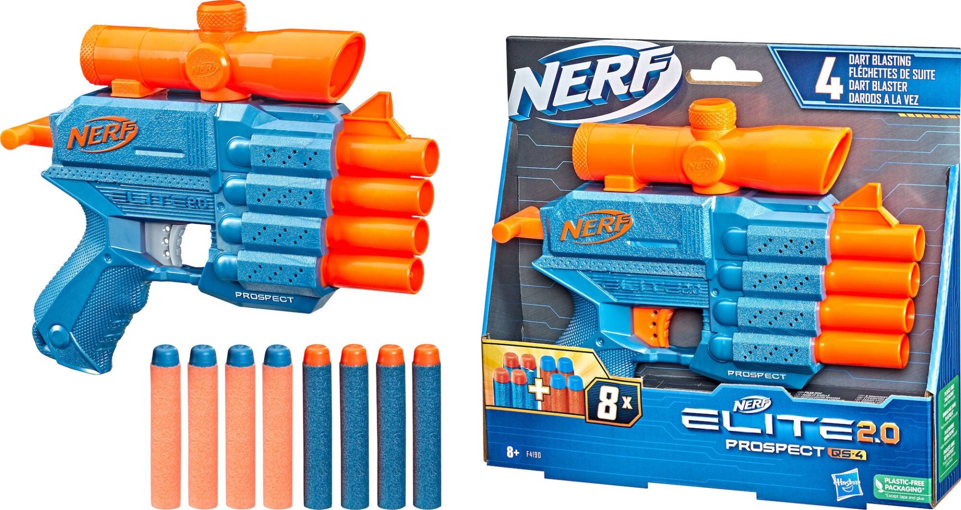 Nerf Elite 2.0 Prospect QS 4 Blaster Nerf Elite 2.0 Prospect QS 4 Blaster von Nerf