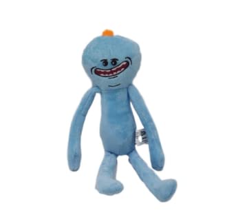 Nesloonp Meeseeks Plüsch Geschenke,Morty Fancy Kissen Spielzeug 25cm lang Plüschtier niedlich lustiges Geschenk,Meeseeks Morty Anhänger Tasche Puppe geeignet für Erwachsene Kinder von Nesloonp