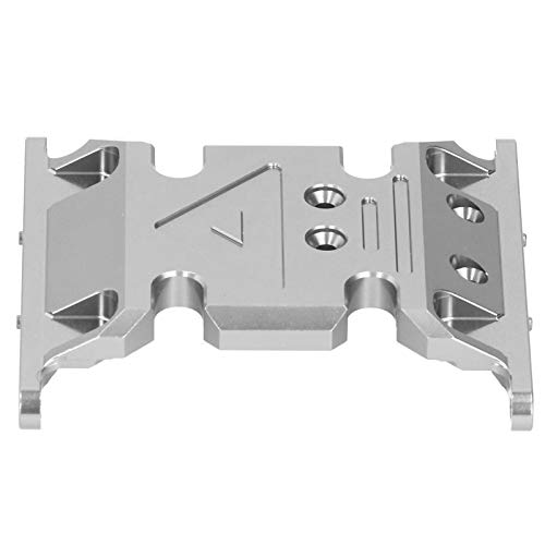 NestNiche RC-Getriebehalter, Getriebehalter aus Aluminiumlegierung Für Axial SCX10 II 90046 90047 90075 RC-Car(Silber) von NestNiche