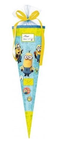 Bastelschultüte / Zuckertüte / 85cm / eckig / "Minions" Bastelschultüte / Zuckertüte / 85cm / eckig / "Minions" von Nestler