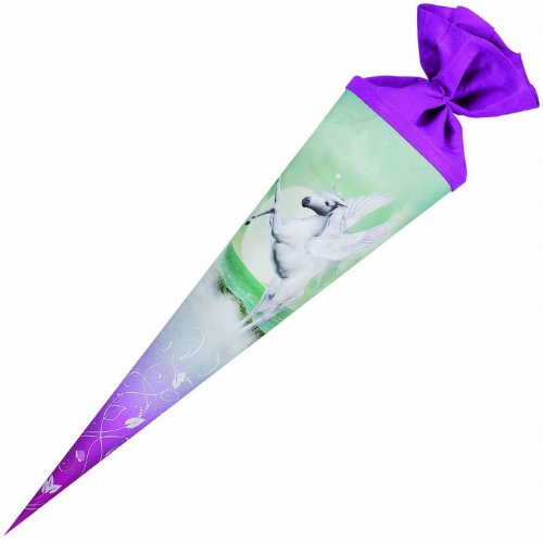 Nestler 5705452 - Schultüte Pegasus, Filzverschluss, rund, 70 cm Nestler 5705452 - Schultüte Pegasus, Filzverschluss, rund, 70 cm von Nestler