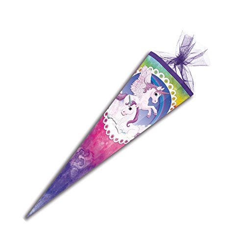 Nestler 6859606 Schultüte Pegasus Regenbogenbunt, 85 cm 6-eckig Nestler 6859606 Schultüte Pegasus Regenbogenbunt, 85 cm 6-eckig von Nestler