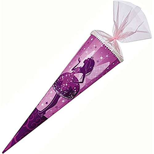 Nestler Schultüte Elfenkönigin 85cm 12eck.,Glitzerdruck Nestler Schultüte Elfenkönigin 85cm 12eck.,Glitzerdruck von Nestler