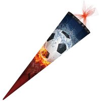 Nestler Schultüte Fußball 6eckig 85cm von Nestler