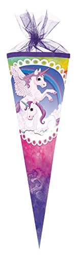 Nestler Schultüte Pegasus Regenbogenbunt Zuckertüte Schulanfang Einschulung: Größe: 50cm rund Nestler Schultüte Pegasus Regenbogenbunt Zuckertüte Schulanfang Einschulung: Größe: 50cm rund von Nestler