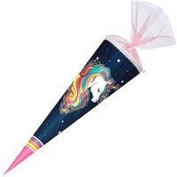 Nestler Schultüte Regenbogen Mähne 12eckig 85cm Nestler Schultüte Regenbogen Mähne 12eckig 85cm von Nestler