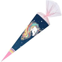 Nestler Schultüte Regenbogen Mähne rund 70cm Nestler Schultüte Regenbogen Mähne rund 70cm von Nestler