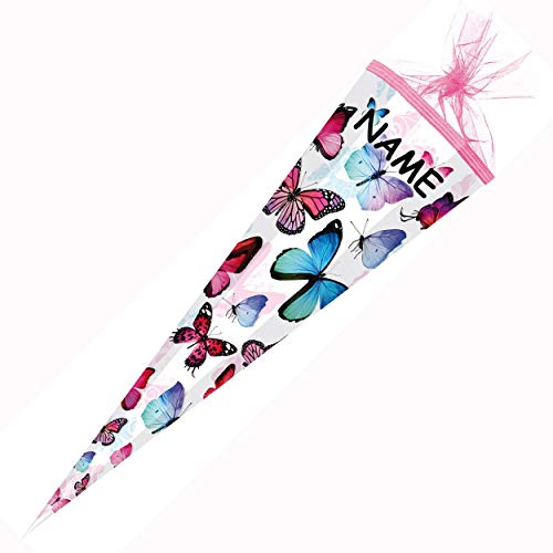 Nestler personalisiert mit Name - 6857796 Schultüte Schmetterling, 85 cm 6-eckig Nestler personalisiert mit Name - 6857796 Schultüte Schmetterling, 85 cm 6-eckig von Nestler