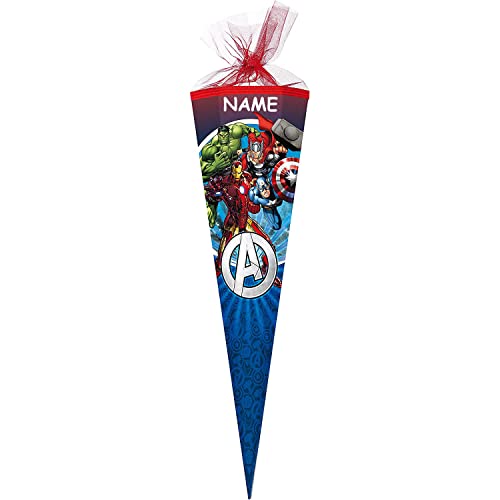 Nestler personalisiert mit Name Schultüte Avengers - 100 cm von Nestler