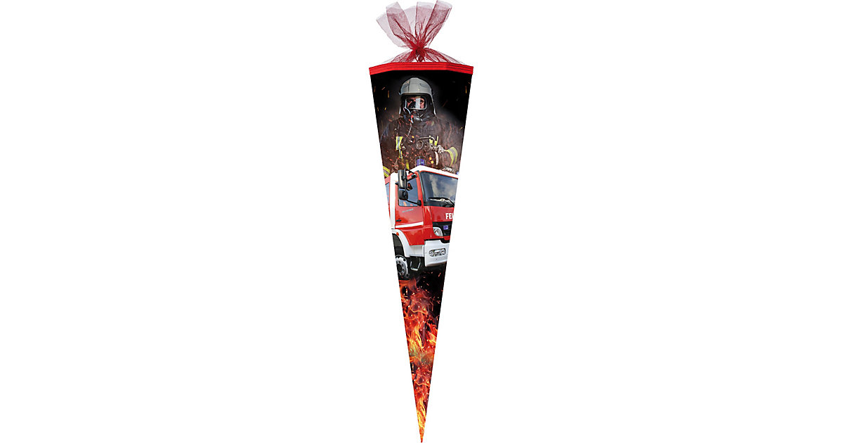 Sound Schultüten-Set Feuerwehr, 4-tlg., 70 cm schwarz/rot Sound Schultüten-Set Feuerwehr, 4-tlg., 70 cm schwarz/rot von Nestler