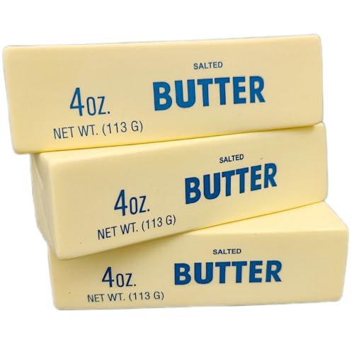 3pcs Squeeze Ball Realistic Butter Stick Soft Squeeze Spielzeug 5.5 Länge Resilient Stress Ball PU Dekompression Spielzeug nasses langsames Rebound Stress Relief Toy für Kinder Erwachsene Geschenk von NethCasti