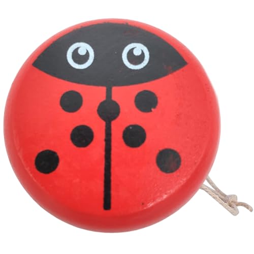 Ladybug yoyo mit String tragbares niedliches Marienkäfermuster Holzkinder Yoyo Bildungsspaß Kleinkind für praktische Fähigkeiten und Flexibilität Entwicklung Nachdenkliches Geschenk für Kleinkinder Ladybug yoyo mit String tragbares niedliches Marienkäfermuster Holzkinder Yoyo Bildungsspaß Kleinkind für praktische Fähigkeiten und Flexibilität Entwicklung Nachdenkliches Geschenk für Kleinkinder von NethCasti