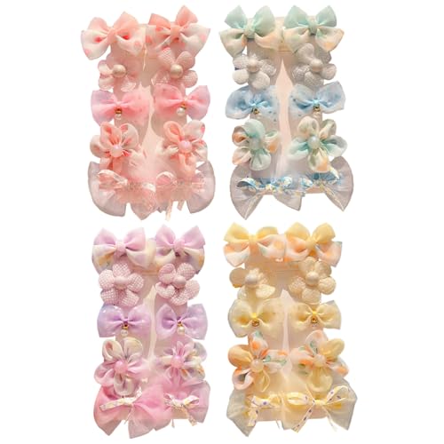 NethCasti Baby Girl Hair Clips, 40pcs Perle Perlenblume Baby Haarbögen Clips 4 Farben niedlich für Kind, Kleinkind, Kinder NethCasti Baby Girl Hair Clips, 40pcs Perle Perlenblume Baby Haarbögen Clips 4 Farben niedlich für Kind, Kleinkind, Kinder von NethCasti