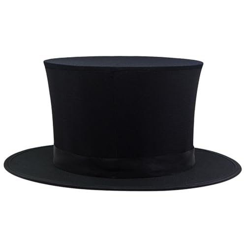 NethCasti Magierhut zusammenklappbarer Top -Hut Halloween Magicians Kostüm Schwarzes Top mit Mezzanines Trick für Magier Perforance Gimmick Dress Up Halloween Party Schwarz NethCasti Magierhut zusammenklappbarer Top -Hut Halloween Magicians Kostüm Schwarzes Top mit Mezzanines Trick für Magier Perforance Gimmick Dress Up Halloween Party Schwarz von NethCasti