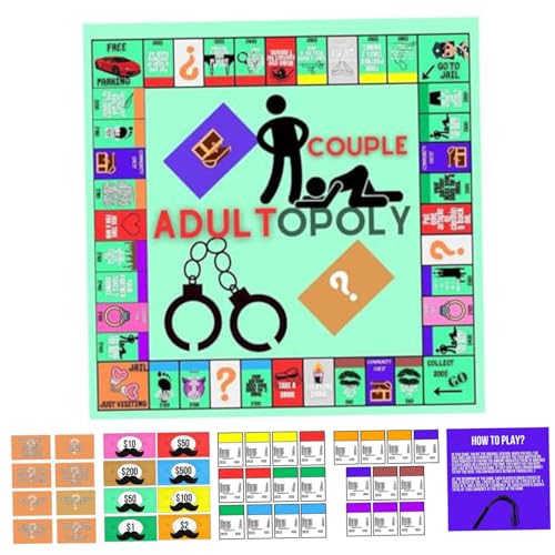 NethCasti Paar Spiele für Date Paper Lustige Erwachsene Paare Nachtbrettspiele mit Day 2 Player Dating Bonding -Paarkartenspiel für Nachtclubs, Jubiläum, Valentines NethCasti Paar Spiele für Date Paper Lustige Erwachsene Paare Nachtbrettspiele mit Day 2 Player Dating Bonding -Paarkartenspiel für Nachtclubs, Jubiläum, Valentines von NethCasti