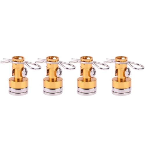 Netoches Gelbe, Unsichtbare, Magnetische Auto-Shell-Säule Aus Metall, RC-Auto-Shell-Befestigungssäule für 1/10 Axial SCX10 TRX4 D90 Redcat Netoches Gelbe, Unsichtbare, Magnetische Auto-Shell-Säule Aus Metall, RC-Auto-Shell-Befestigungssäule für 1/10 Axial SCX10 TRX4 D90 Redcat von Netoches