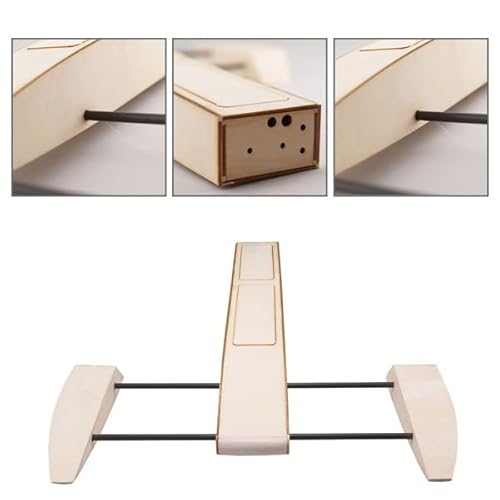 Netoches RC Schnellboot HöLzerner Sponson Outrigger Shrimp Modellbausatz Funkferngesteuertes Boot, Komplettbausatz für Kinder Netoches RC Schnellboot HöLzerner Sponson Outrigger Shrimp Modellbausatz Funkferngesteuertes Boot, Komplettbausatz für Kinder von Netoches