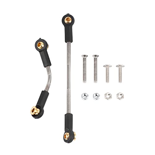Nettoppo 1 Satz Rc Auto Lenkung Zug Stange Upgrade Teil Metall Rc Lenk Stange Langlebig für B1 B14 B24 B24 C14 C24 1/16 von Nettoppo
