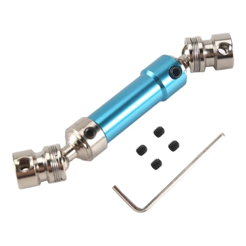 Nettoppo 1 StüCke Metall Hinten Mittelantriebswelle CVD Getriebewelle für 1:12 12428 12423 RC Auto Kurzen Kurs WüSte Off-Road Blau von Nettoppo