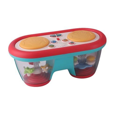 Nettoppo 1 Stück Baby-Musiktrommelspielzeug mit Rotierenden Lichtern und Geräuschen, Farbwechsel-Nachtlicht-Trommelprojektor Aus Kunststoff mit Musik für Kinder Nettoppo 1 Stück Baby-Musiktrommelspielzeug mit Rotierenden Lichtern und Geräuschen, Farbwechsel-Nachtlicht-Trommelprojektor Aus Kunststoff mit Musik für Kinder von Nettoppo