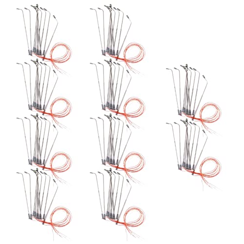 Nettoppo 100 Stueck Modell LED Strasse Lampe Beleuchtung Single Kopf Zug Layout Landschaft 1: 100 von Nettoppo