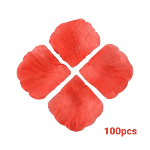 Nettoppo 100 Stueck Rosenblaetter Hochzeit Blumen - Schrittweise Rot von Nettoppo