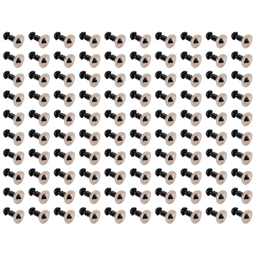 Nettoppo 100 Stücke 6Mm Schwarz Kunststoff Sicherheits Auge Unterleg Scheiben Für Teddy Spielzeug Puppe Puppe Nettoppo 100 Stücke 6Mm Schwarz Kunststoff Sicherheits Auge Unterleg Scheiben Für Teddy Spielzeug Puppe Puppe von Nettoppo