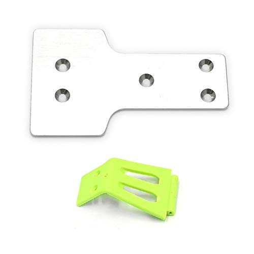 Nettoppo 12428-0364 Vorderer Boden Schutz Aluminium Blech und Front Stoßstange für 12428 12427 Rc Auto Teile von Nettoppo