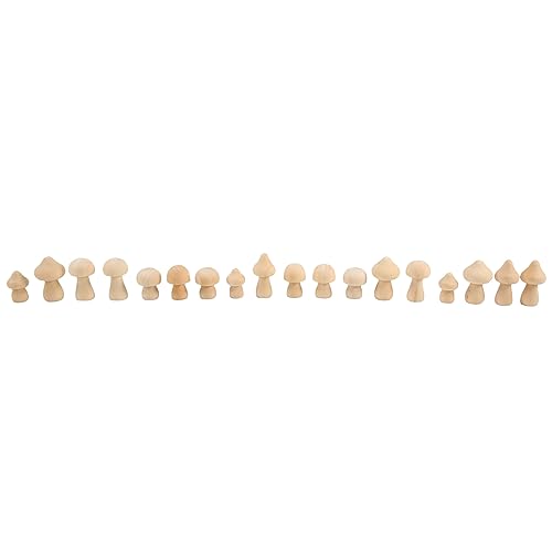 Nettoppo 18 StüCk Unfertige Pilze 6 GrößEn Von NatüRlichem Pilze für Kunst Projekte Dekoration von Nettoppo