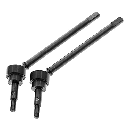 Nettoppo 2 StüCk Metall Vordere Antrieb Welle CVD für EX86100 86100 86110 FTX5579 1/10 RC Crawler Auto Upgrade Teile ZubehöR von Nettoppo