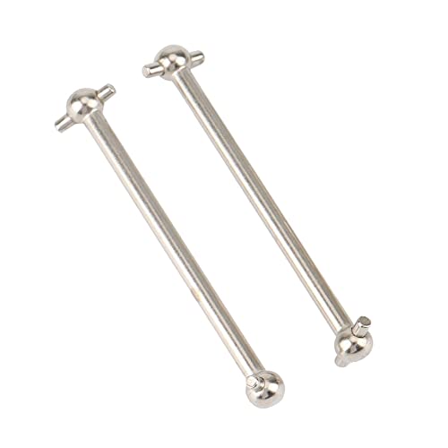 Nettoppo 2 StüCke Metall Hintere Antriebswelle Dogbone für HBX 16889 16889A 16890 16890A SG1601 SG1602 1/16 RC Auto Upgrade Teile von Nettoppo