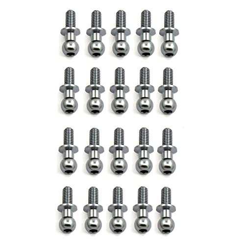 Nettoppo 20 StüCk Metall M3 Sechskant Kopf Schrauben für TT-01 TT-02 D4 D5 1/10 RC Drift Auto Teile Universal,3 von Nettoppo