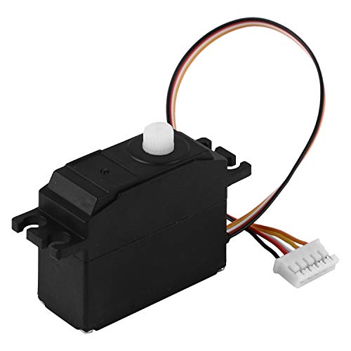 Nettoppo 25G Kunststoff Servo Lenk Getriebe Servo Fuer 1/12 12428 12423 12628 Rc Auto Modell Lenkung Teil Zubehör Mini Rc Servo von Nettoppo