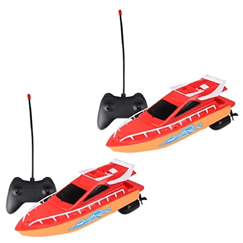 Nettoppo 2X Geschwindigkeit RC Boot Schiff RC Boot Fern Bedienung Boote Elektrisch Wasserdicht Modell Schiff Segel Spielzeug für Kinder Spielzeug Rot von Nettoppo