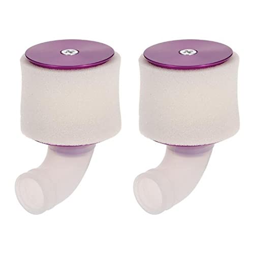 Nettoppo 2X RC 081070 (04103) Lila Alaun Luft Filter Abdeckung für 1: 8 28 Nitro Motor von Nettoppo