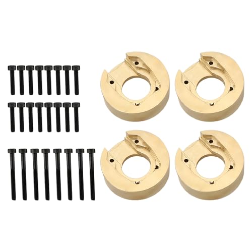 Nettoppo 4 STÜCKE Messing Gegengewicht Ausgleich Gewicht für YK4101PRO YK4102 YK4103 YK4082 YiKong RC Crawler Auto Upgrade Teile von Nettoppo