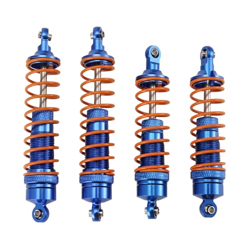 Nettoppo 4 StüCk Metall Stoß DäMpfer Vorne und Hinten für Slash Stampede Hoss VXL 1/10 RC Auto Upgrade Teile,2 von Nettoppo