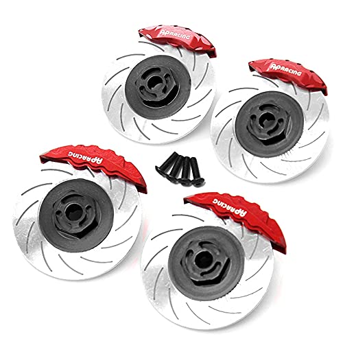 Nettoppo 4 StüCke Metall 12Mm Nabe Felge Bremse Scheibe Bremse Sattel für 3RACING D5S D5 1/10 RC Auto Upgrade Teile,3 von Nettoppo